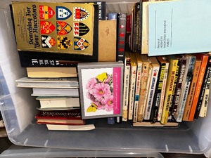 lot 105 image: Miscellaneous Box Of Vintage Books