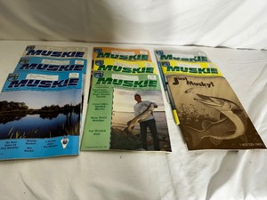 lot 271 image: Vintage Muskies Inc Muskie Magazines 1990-1991