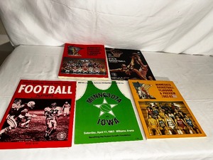 lot 279 image: Vintage Minnesota Football High School Playoffs Programs 1981 - 1983