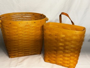 lot 221 image: Two Larger Longaberger Baskets as Seen in Photo