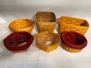 lot 224 image: Variety of Longaberger Baskets as seen in photo