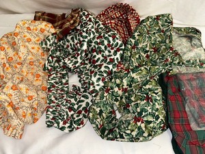 lot 236 image: Various Longaberger Holiday Fabric Liners