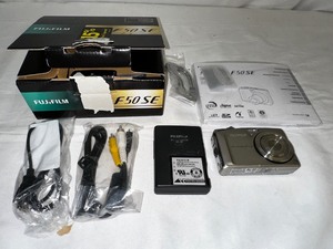 lot 247 image: Fujifilm F50 SE digital Camera with Accessories shown in photo - Not working - For PartsRepair