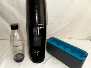 lot 257 image: SodaStream with Cartridge and Canister and Round Ice Cube Mold
