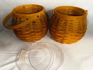 lot 210 image: Two Longaberger Pumpkin Patch Baskets
