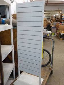 lot 36 image: Slatwall Display Stand Double Sided 20 x 58