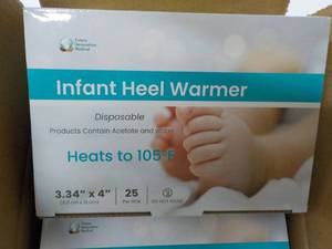 lot 47 image: 25 x 4 Infant Heel Warmer - more uses mid-wives and all ages