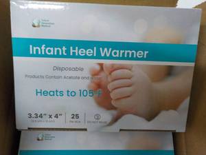lot 48 image: 25 x 4 Infant Heel Warmer - more uses mid-wives and all ages