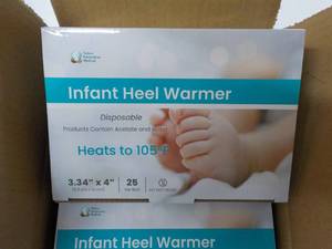 lot 49 image: 25 x 4 Infant Heel Warmer - more uses mid-wives and all ages