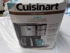 lot 62 image: Cuisinart Coffee Center...