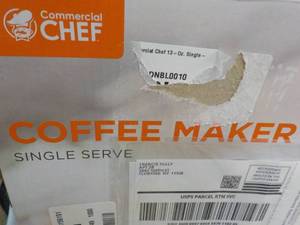 lot 69 image: Commercial Chef Single Serve Coffee Maker