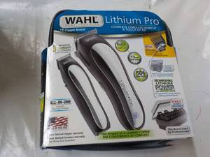 lot 79 image: Wahl Lithium Pro Cordless Haircut Kit
