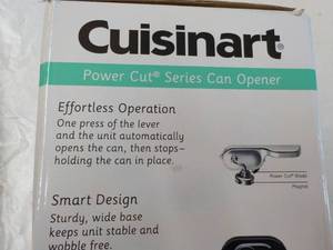 lot 80 image: Cuisinart Power Cut Can Opener...