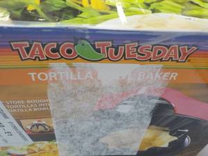 lot 89 image: Taco Tuesday Tortilla Bowl Baker...
