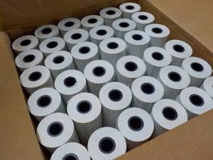 lot 93 image: 4x 80 ct Heavyweight Thermal Paper...