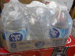 lot 99 image: 6 Gallon Jugs Pure Life Purified Water
