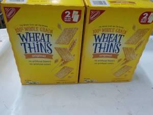 lot 104 image: 2 ct x 2 lb. 8 oz Boxes Wheat Thins...