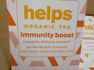 lot 106 image: 96 ct Helps Organic Tea...