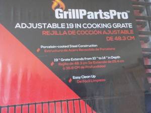lot 110 image: Case of 8 Grill Parts Pro Adjustable 19 Cooking Grates