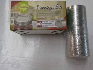 lot 117 image: 200 Oozita Regular Mouth Canning Lids