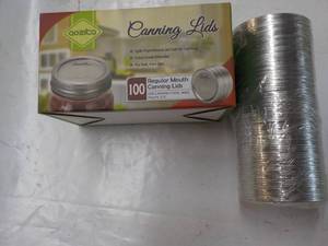 lot 118 image: 200 Oozita Regular Mouth Canning Lids