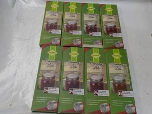 lot 121 image: 192 Oozita Wide Mouth Canning Lids...