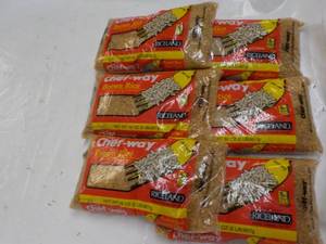 lot 145 image: 6 ct x 32 oz Bags Chef Way Brown Rice- past best date