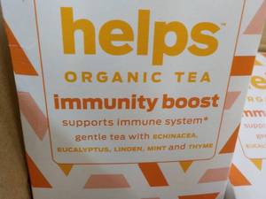 lot 170 image: 96 Helps Organic Tea...