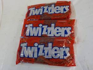 lot 177 image: 3x 16 oz Bags Strawberry Twizzlers...