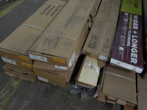 lot 202 image: Pallet of Bruce Solid Hardwood Flooring and more- see all pictures