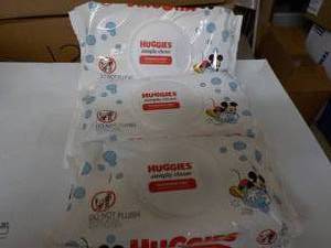 lot 247 image: 3 Huggies Fragrance Free Wipes...