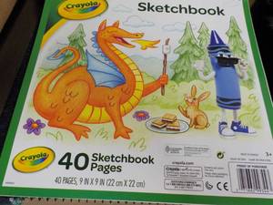 lot 248 image: 5 ct Crayola Sketch Books...
