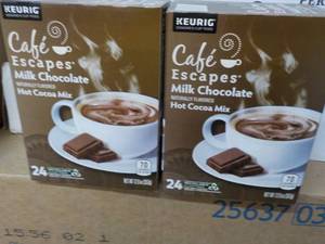 lot 255 image: 2 ct Keurig Hot Cocoa Mix 24 K Cups Each