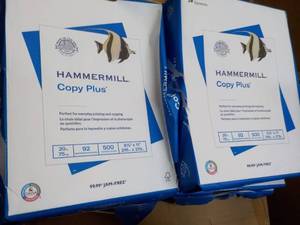 lot 264 image: 2500 Sheets Hammermill Copy Plus White