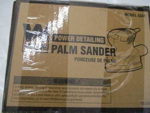 lot 5 image: WEN Palm Sander...