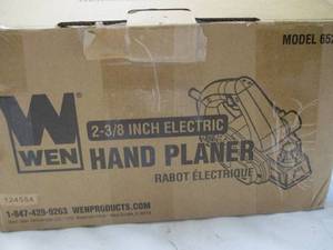 lot 9 image: WEN Hand Planer - cord damaged but still works
