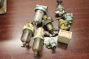 Assortment of Automotive Fuel Filters and Components
