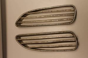 Vintage Chrome Car Grille Inserts