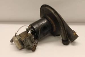 Vintage Industrial Motor and Carburetor Assembly