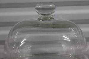 Clear Glass Cake Dome with Base