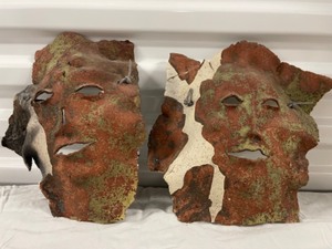 Set of Hand-Fashioned Masks from Saudi Arabia