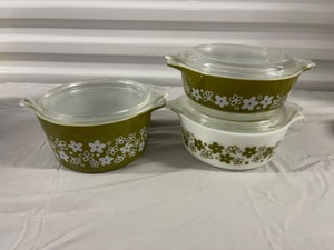 Set of 3 Corning Wear Dishes