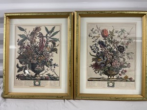 Lot of 12 Floral Art Pieces