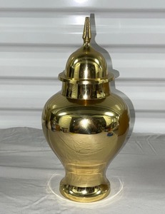 Vintage Brass Urn with Lid