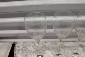 Set of 6 Tuscany Hand Blown Wine Glasses