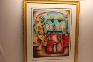 lot 456 image: Alexandra Nechita My Future Rainbow Lithograph, Signed and Numbered