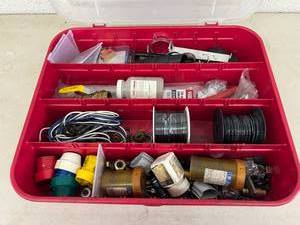 lot 80 image: 32 Compartment Organizer & Contents