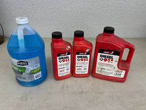 lot 81 image: 3 Bottles Diesel 911 & 1 Wiper Fluid