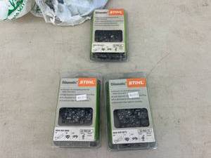 lot 85 image: 2 New Stihl Chainsaw Blades & 1 Sharpened