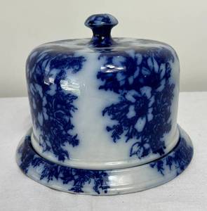 lot 111 image: Vintage Large Burleigh Ironstone Cheese Dome Staffordshire England